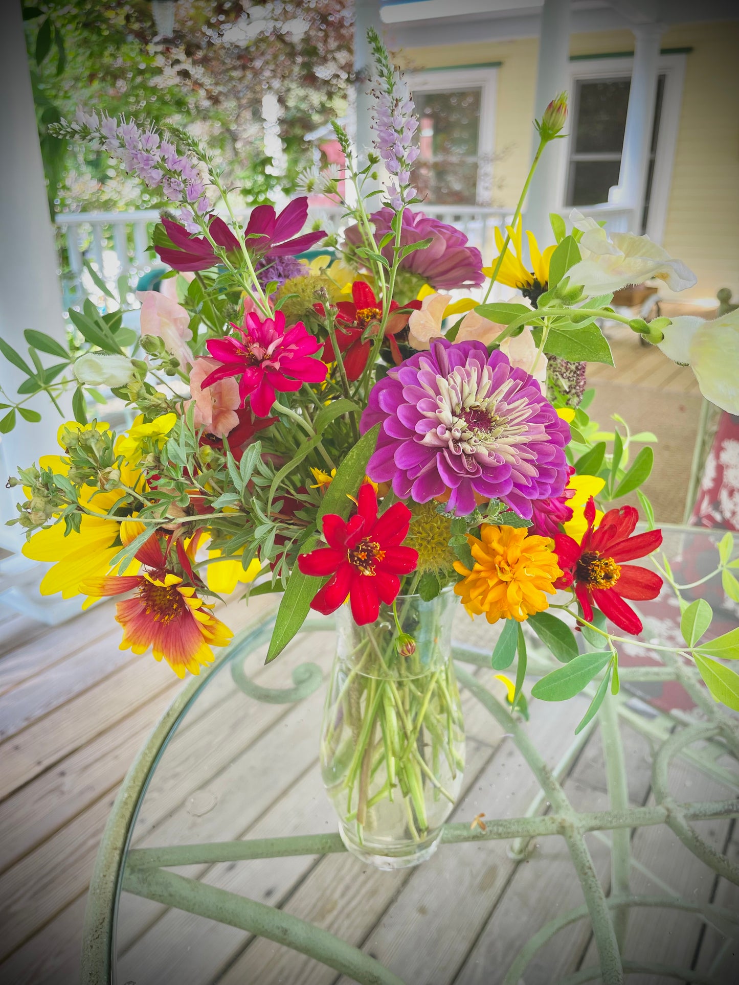 Seasonal flower bouquet